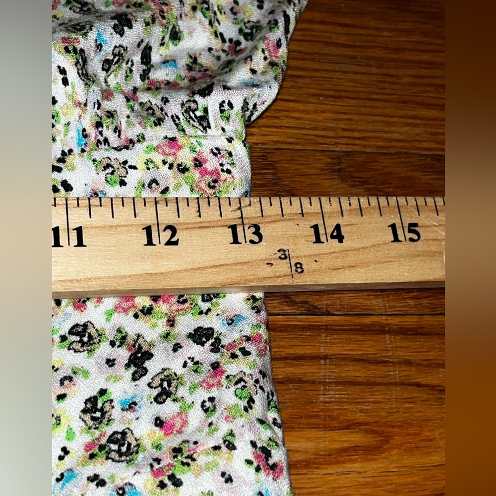 AFRM Janice Green Floral Midi Dress ditsy smocked Bridgerton small cottage core - Picture 10 of 15